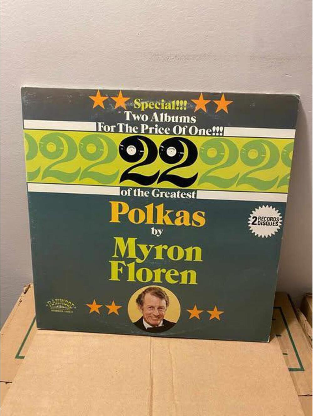 Myron Floren - 22 of the Greatest Polkas Vintage 33RPM VG+ AB6